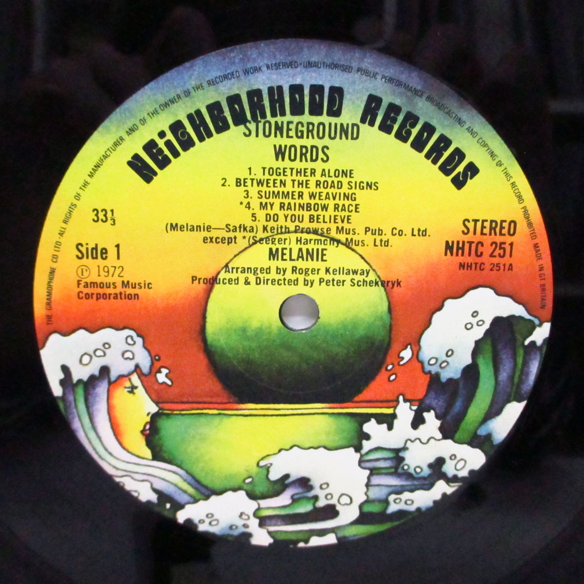 MELANIE (メラニー) - Stoneground Words (UK Orig.LP+Poster/GS)