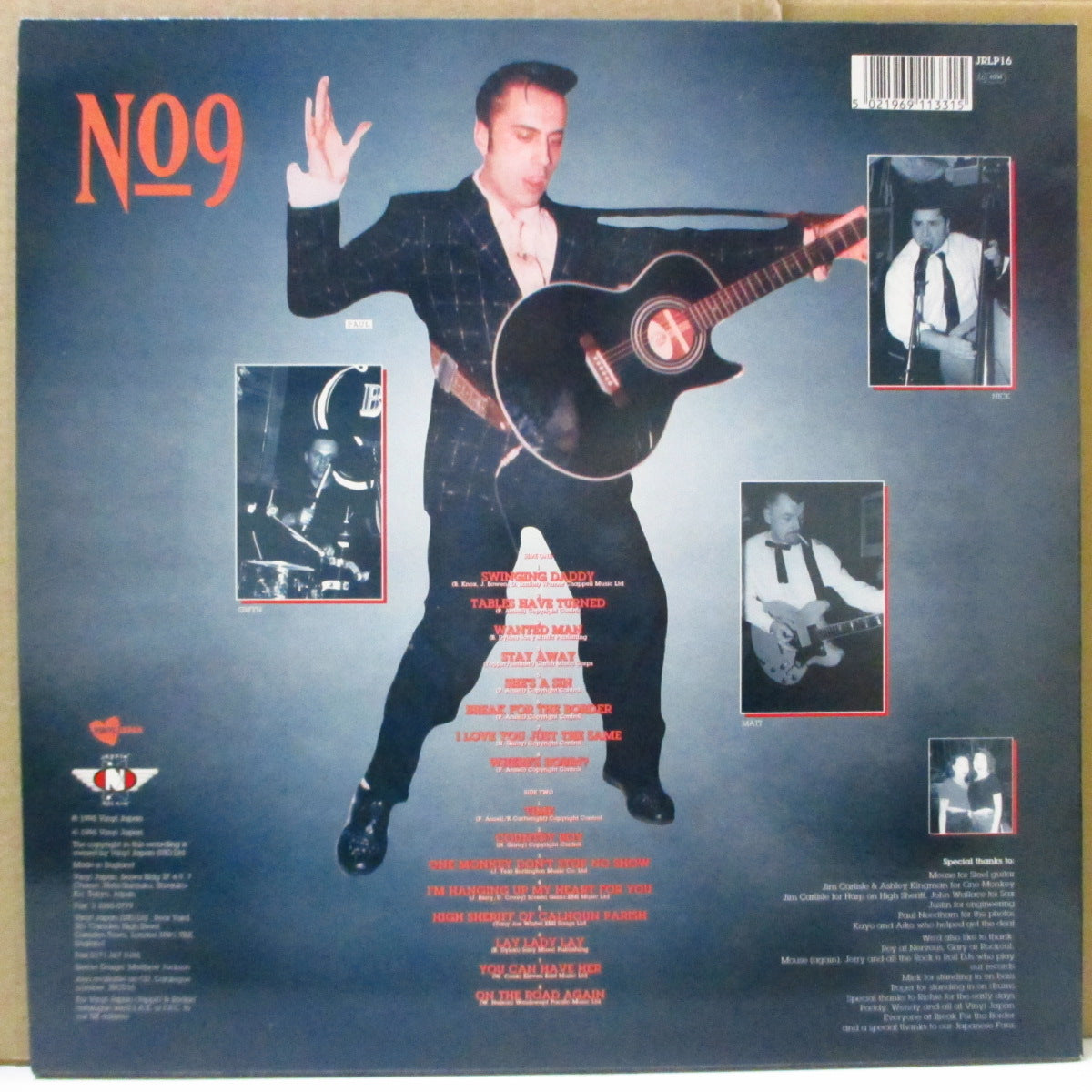 NUMBER NINE (ナンバー・ナイン) - Smokin' Country Rockin' Blues (UK Orig.LP)