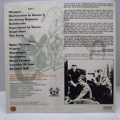 DAVIE ALLAN & THE ARROWS (デイヴィ・アラン&ジ・アロウズ) - Fuzz Fest (US Orig.LP)