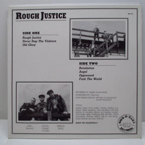 ALLEGIANCE, THE (ジ・アリージャンス) - Rough Justice (German Orig.LP)