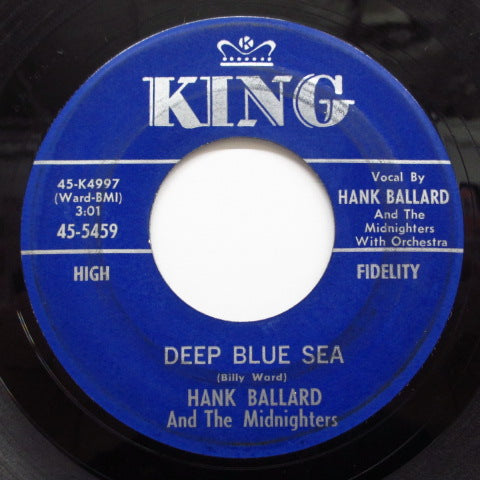 HANK BALLARD & THE MIDNIGHTERS - Let's Go Again / Deep Blue Sea