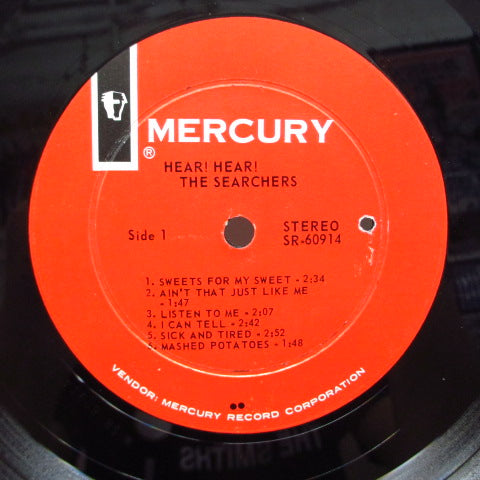 SEARCHERS (サーチャーズ) - Hear ! Hear ! (US 2nd Press Stereo LP)