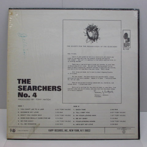 SEARCHERS (サーチャーズ) - No.4 (US:Orig.MONO)