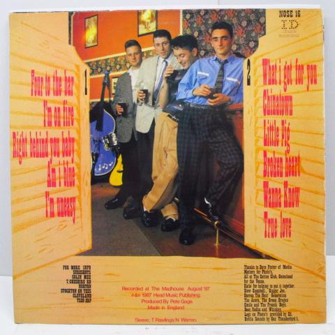 SURESHOTS (シュアショッツ) - Four To The Bar (UK '87 Reissue LP)