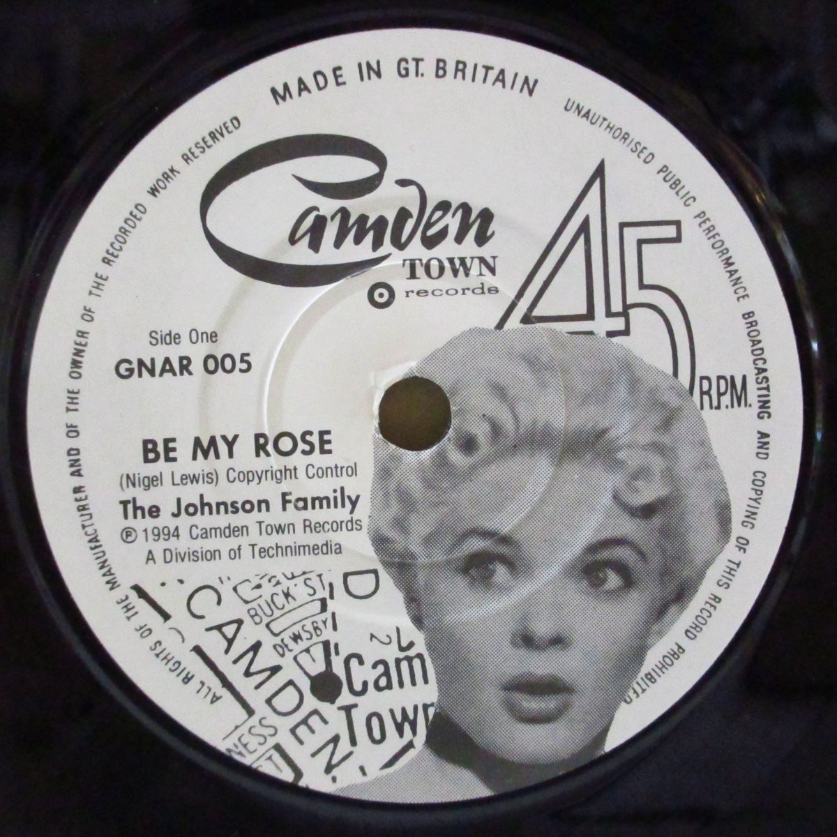 JOHNSON FAMILY, THE (ザ・ジョンソン・ファミリー) - Be My Rose (UK Orig.7")