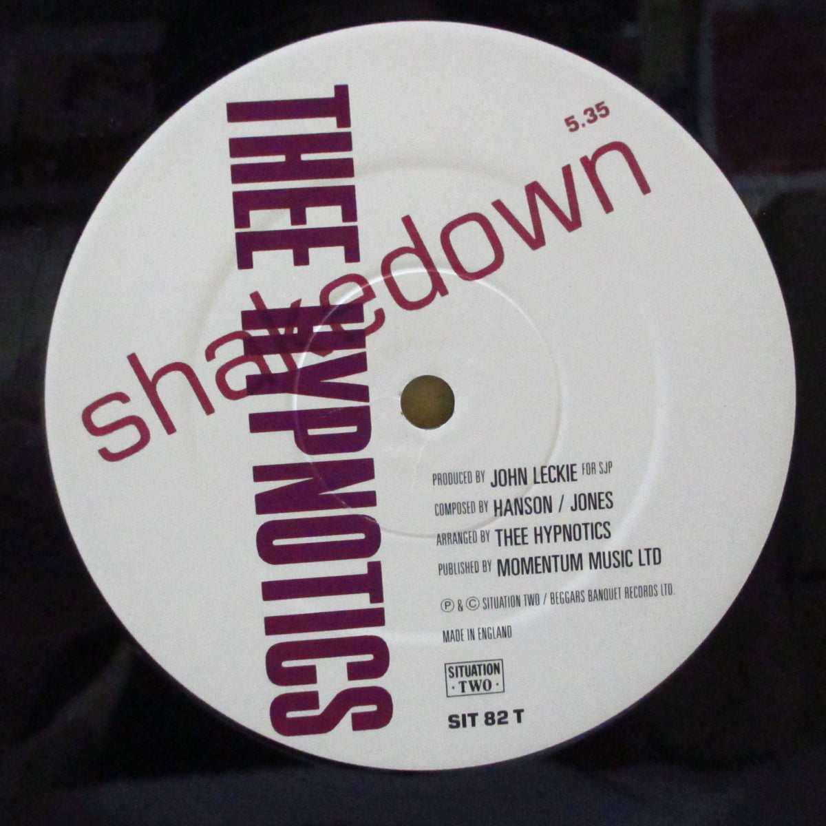 HYPNOTICS, THEE (ジー・ヒプノティクス) - Shakedown (UK オリジナル 12")