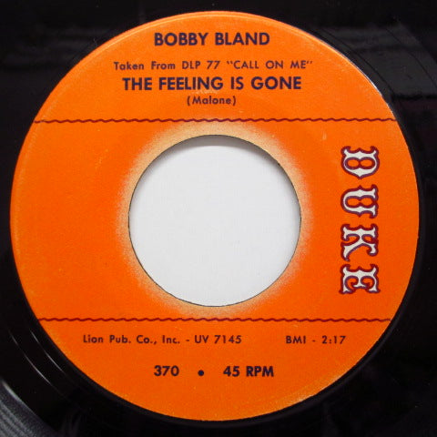 BOBBY BLAND - I Can't Stop Singing (Oirg.)