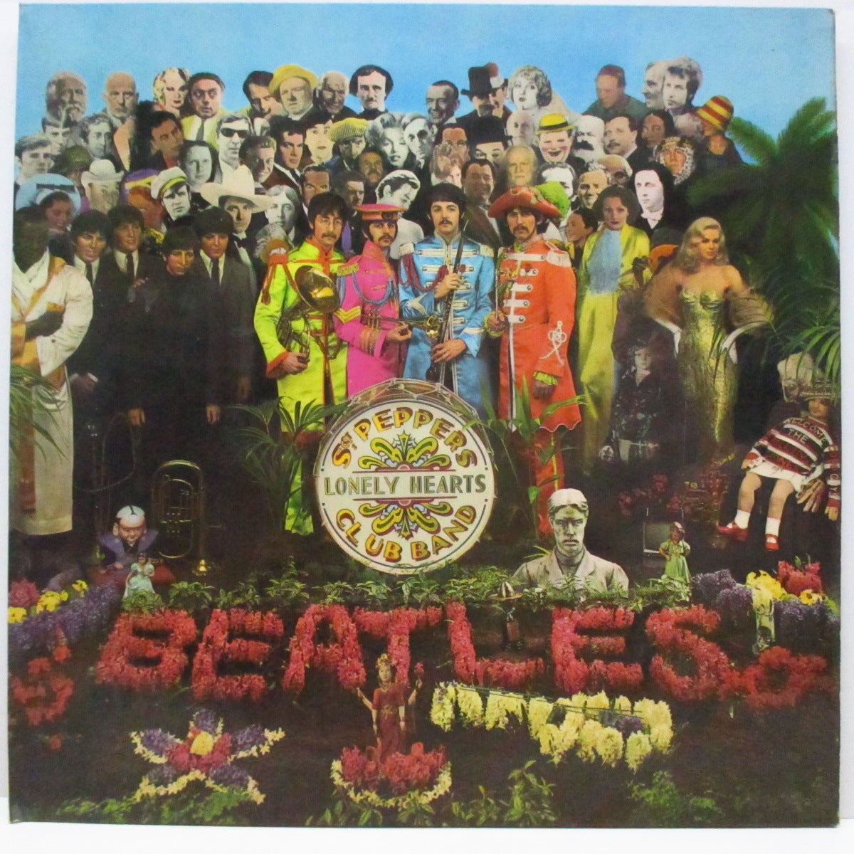 BEATLES (ビートルズ) - Sgt.Peppers Lonely Hearts Club Band (UK 70's 再発 EMI Rim 2xEMI ロゴラベ「ステレオ」LP+インサート/CGS)