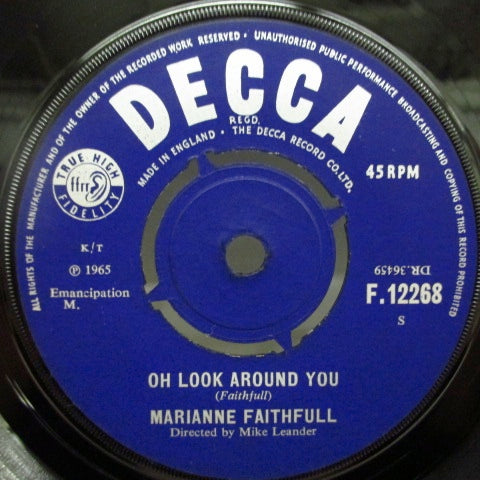 MARIANNE FAITHFULL-Yesterday / Oh Look Around You