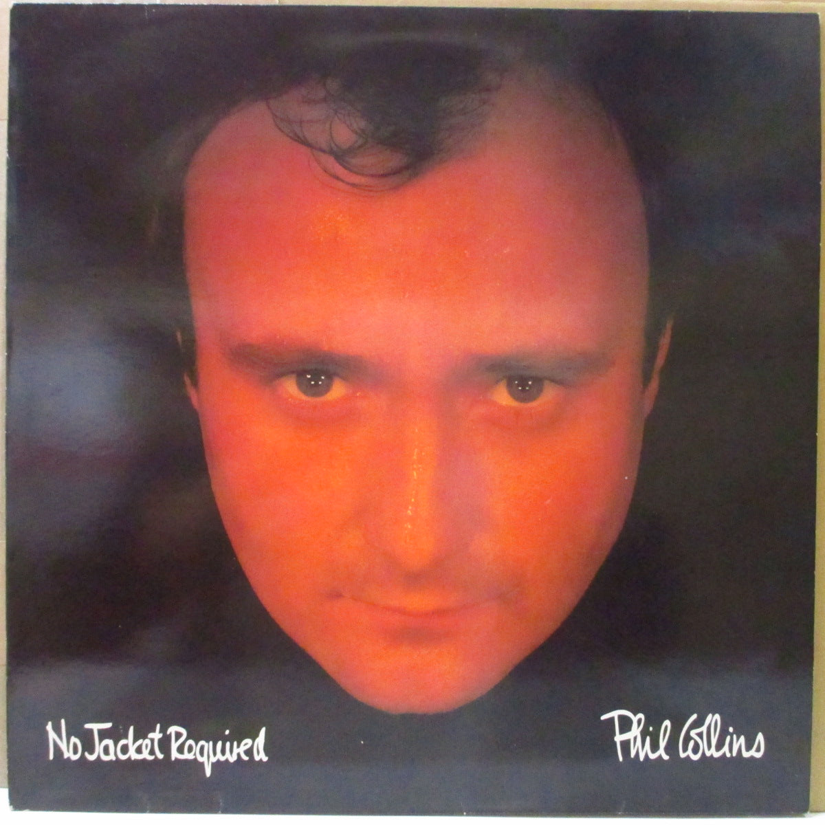 PHIL COLLINS (フィル・コリンズ) - No Jacket Required (UK オリジナル「黒ラベ」 LP+マットソフト紙インナー/光沢ジャケ)