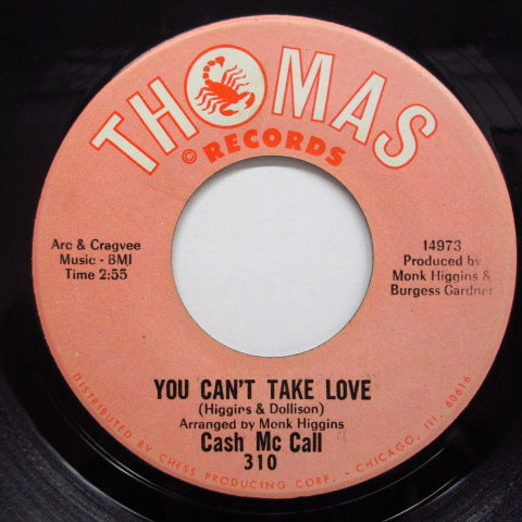 CASH MC CALL - You Can't Take Love (Orig.)