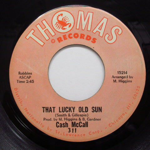 CASH MC CALL - That Lucky Old Sun (Orig.)