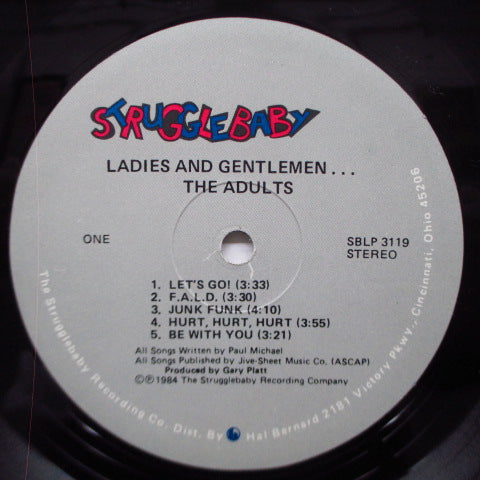 ADULTS, THE - Ladies And Gentlemen... (US Orig.LP)