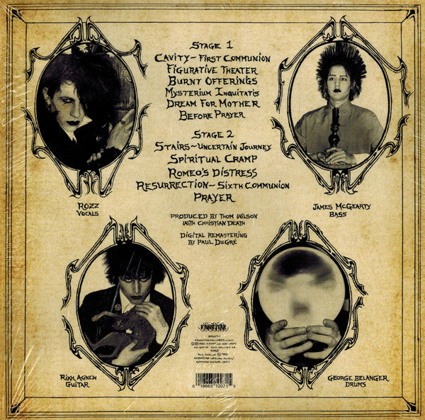 CHRISTIAN DEATH (クリスチャン・デス) - Only Theatre Of Pain (US 限定復刻再発カラーヴァイナル LP/NEW)