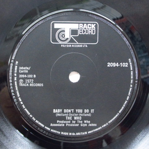 WHO (フー) - Join Together (UK Orig.Flat Center)