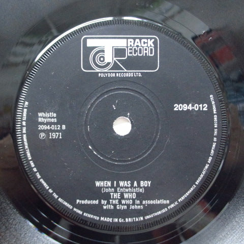 WHO (フー) - Let's See Action (UK Orig.Round Centre)