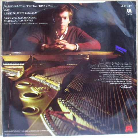 CARPENTERS - Make Believe It's Your First Time (UK Orig. 7"+PS)