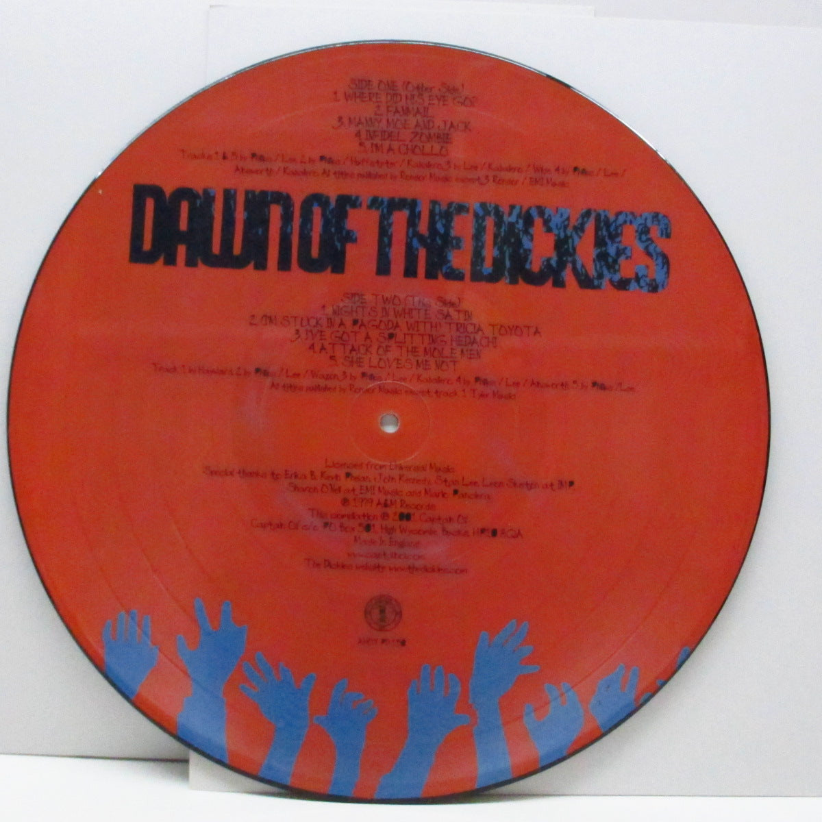 DICKIES, THE (ディッキーズ) - Dawn Of The Dickies (UK '01 再発ピクチャー LP)