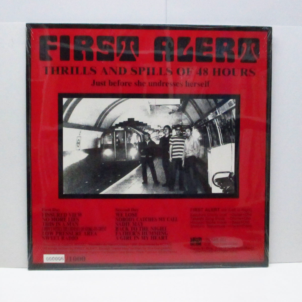 FIRST ALERT (ファースト・アラート) - Thrills And Spills Of 48 Hours (Japan 1000 Ltd.Numbered LP/SEADLED)