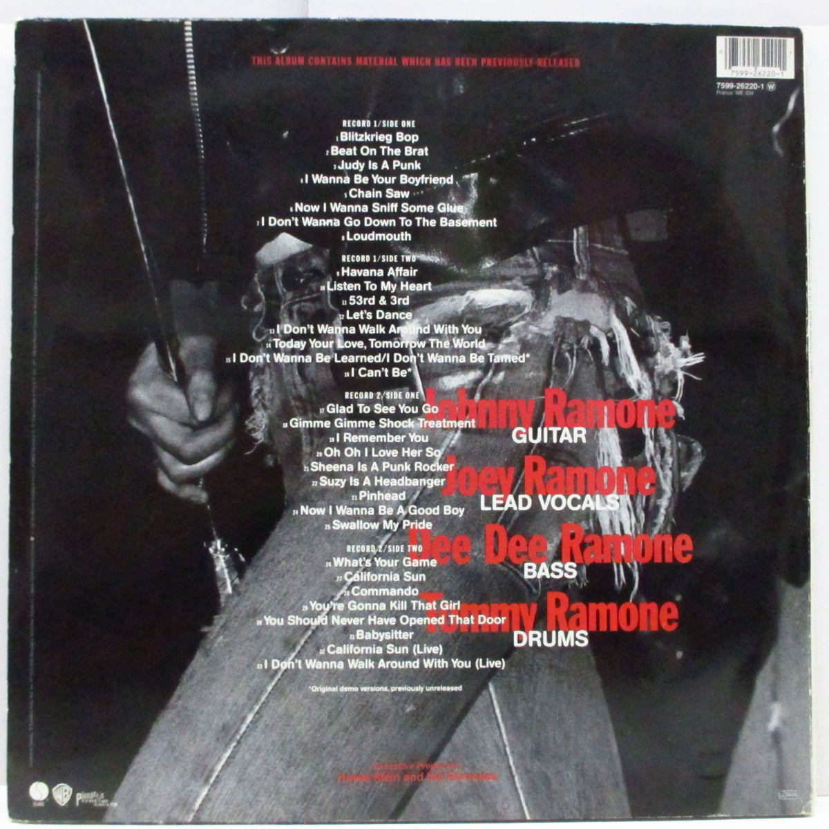 RAMONES (ラモーンズ) - All The Stuff (And More) Vol.1(EU オリジナル 2xLP+インナー)