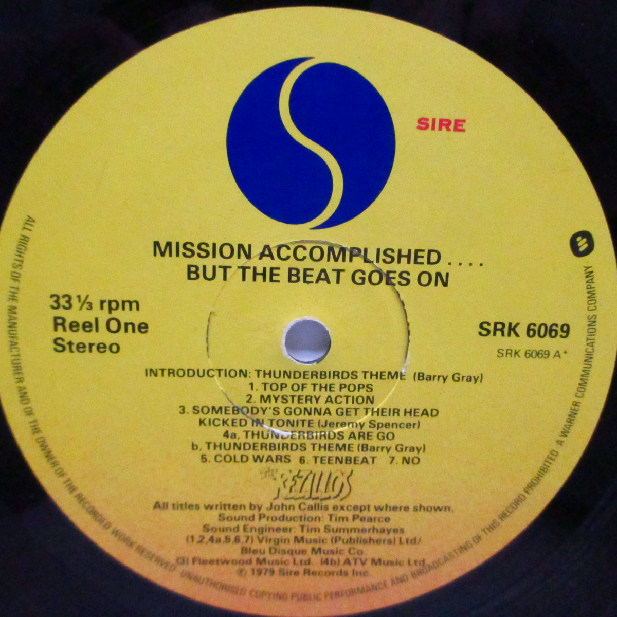 REZILLOS, THE (ザ・レジロス) - Mission Accomplished...But The Beat Goes On (UK オリジナル LP#2+インナー)