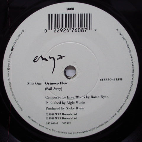 ENYA-Orinoco Flow (UK Orig.7 "+ PS / black letter Lbl.)