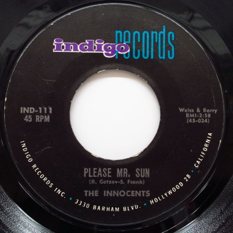 INNOCENTS - Gee Whiz / Please Mr.Sun