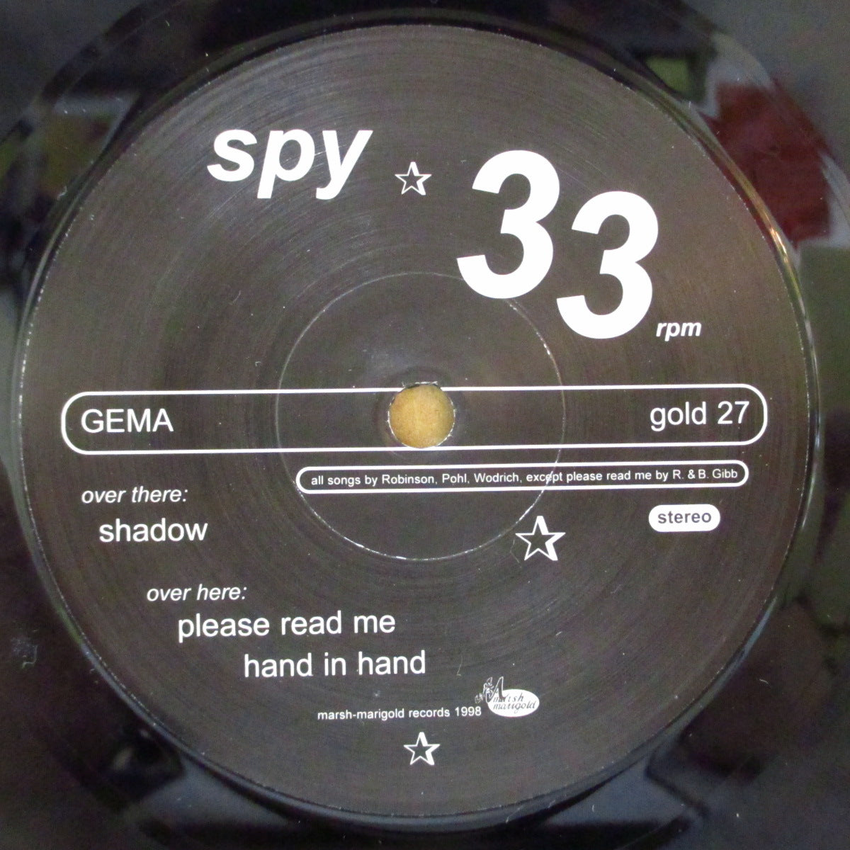 SPY (スパイ) - Shadow +2 (German Orig.7"+Insert/Stickered PS)