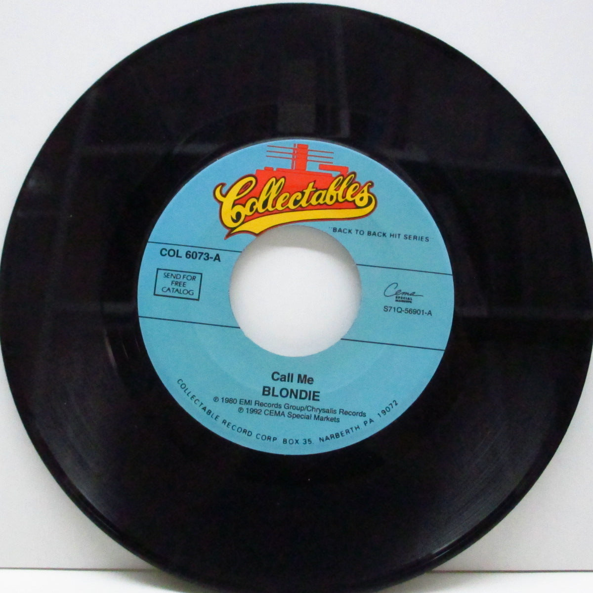 BLONDIE (ブロンディ) - Call Me / Rapture (US '93年再発「ジュークボックス用」7")