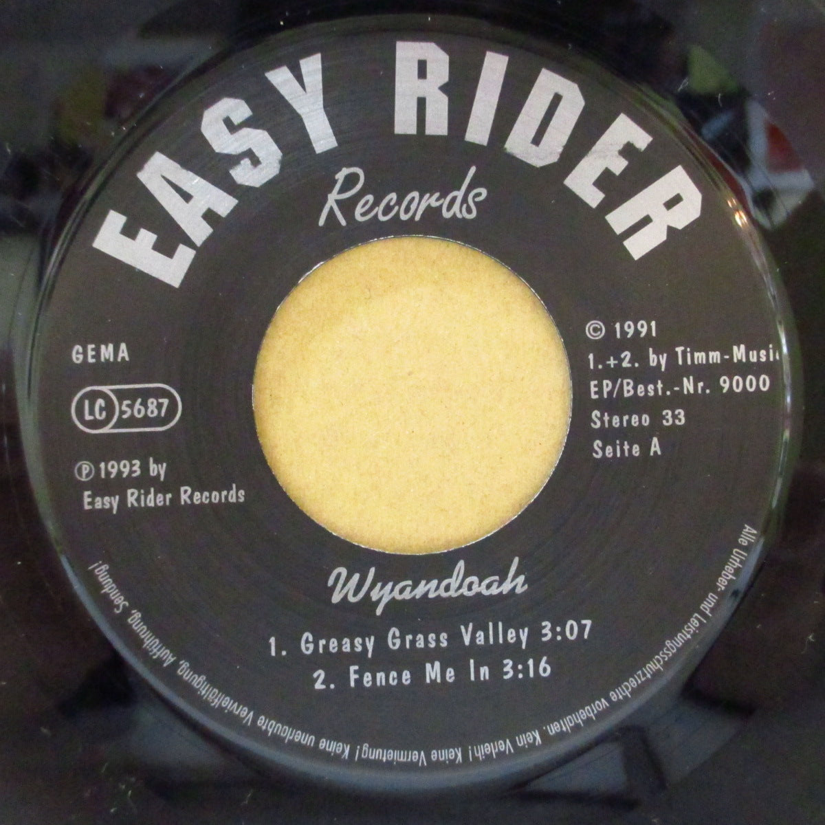 WYANDOAH (ヤンドア) - Songs From The Saddle Tramp (German オリジナル 7")