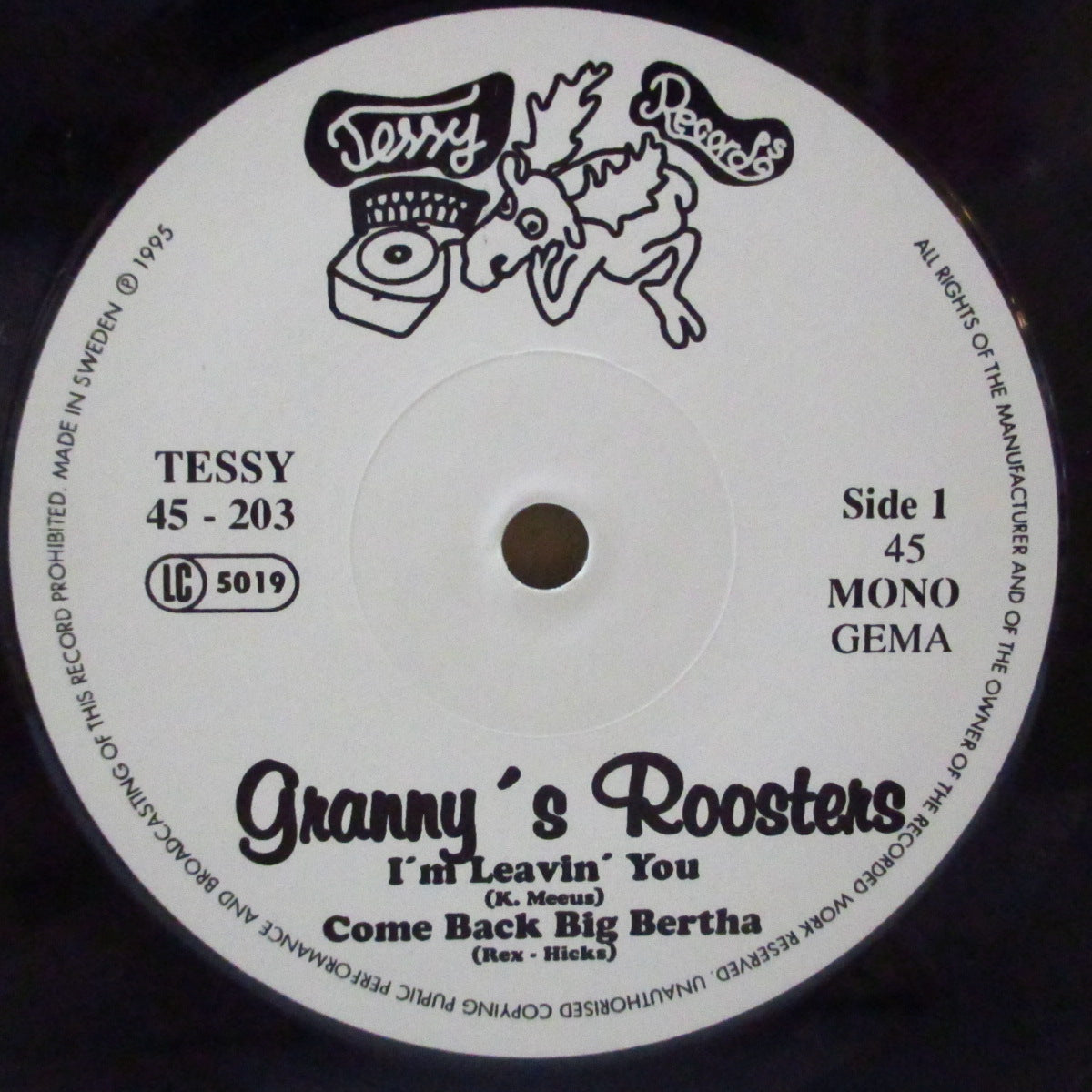 GRANNY'S ROOSTERS (グラニーズ・ルースターズ) - I'm Leaving You +3 (German オリジナル 7")