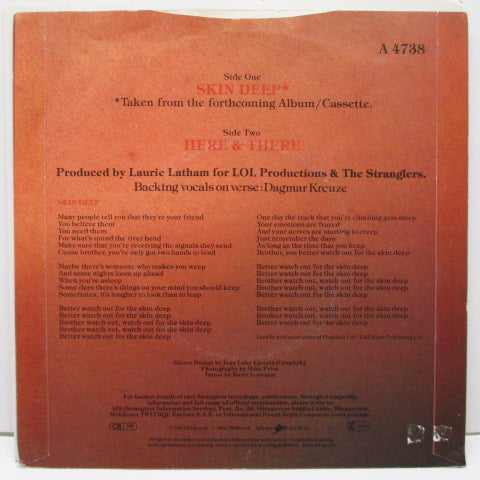STRANGLERS, THE - Skin Deep (UK Orig.7")