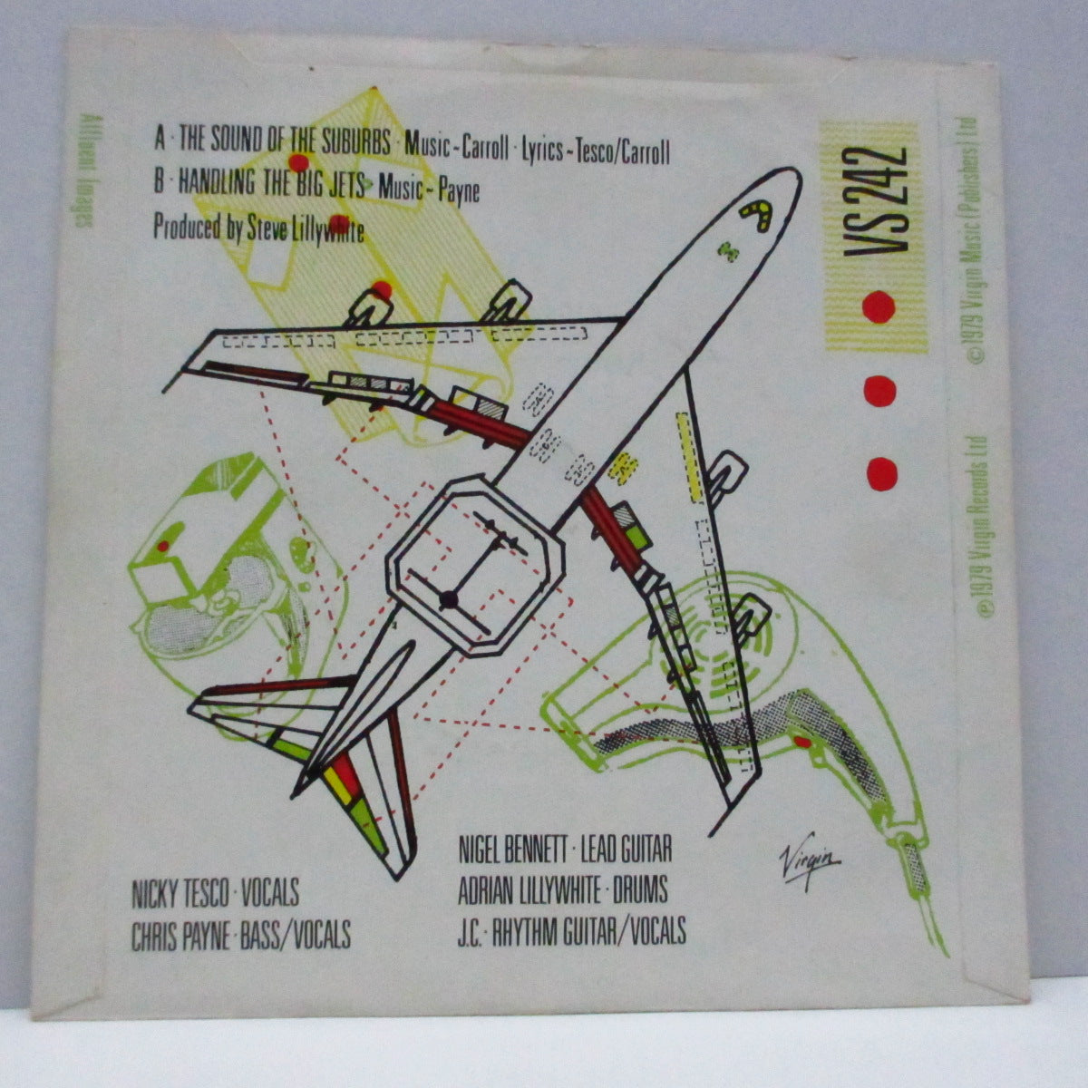 MEMBERS, THE (ザ ・メンバーズ) - The Sound Of The Suburbs (UK Ltd.Round Clear Vinyl 7"/Window PS)