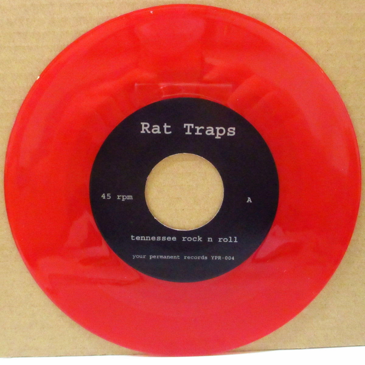 RAT TRAPS (ラット・トラップス) - Tenessee Rock 'N' Roll (US 2nd Press.Red Vinyl 7")