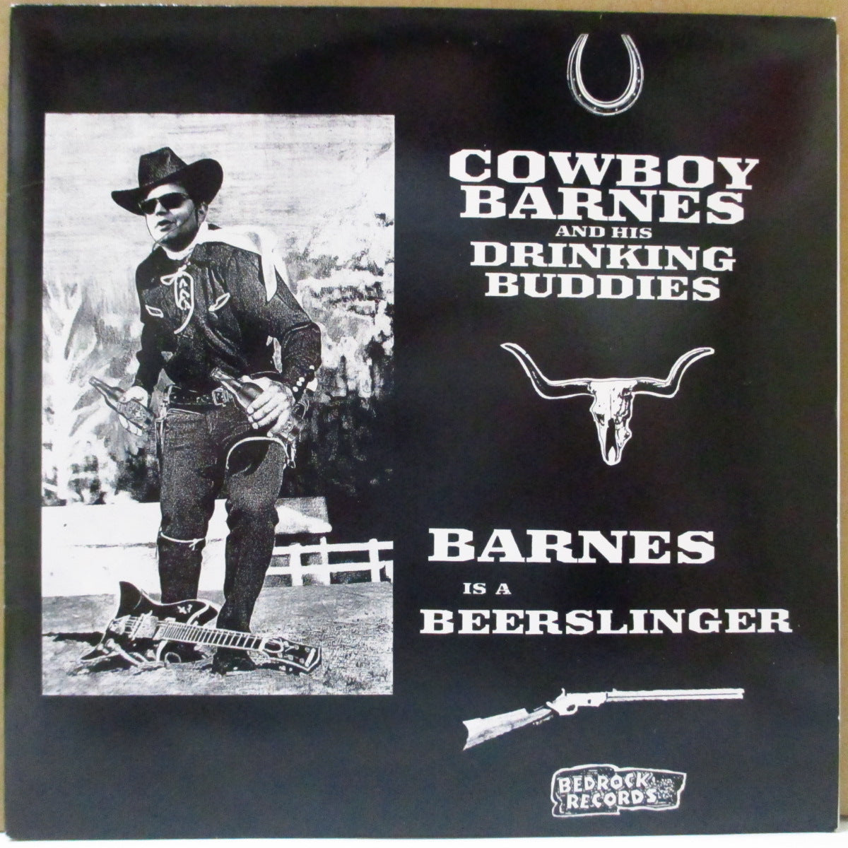 COWBOY BARNES & HIS DRINKING BUDDIES (カウボーイ・バーンズ&ヒズ・ドリンキング・バディーズ) - Barnes Is A Beerslinger (UK オリジナル 7")
