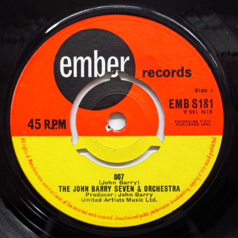 JOHN BARRY SEVEN & ORCHESTRA - 007 / From Russia With Love (UK:Orig.)