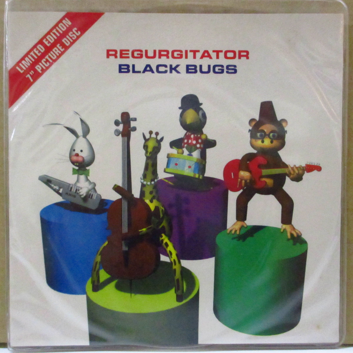 REGURGITATOR (リガージテイター) - Black Bugs +2 (UK Limited Picture 7"+Insert)