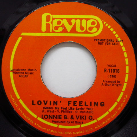 LONNIE B. & VIKI G. - Lovin' Feeling (Promo)