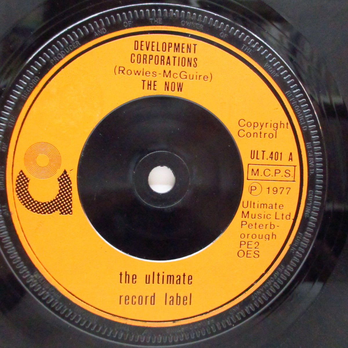 NOW, THE (ザ・ナウ) - Development Corporations (UK Orig.7"/NOPS)