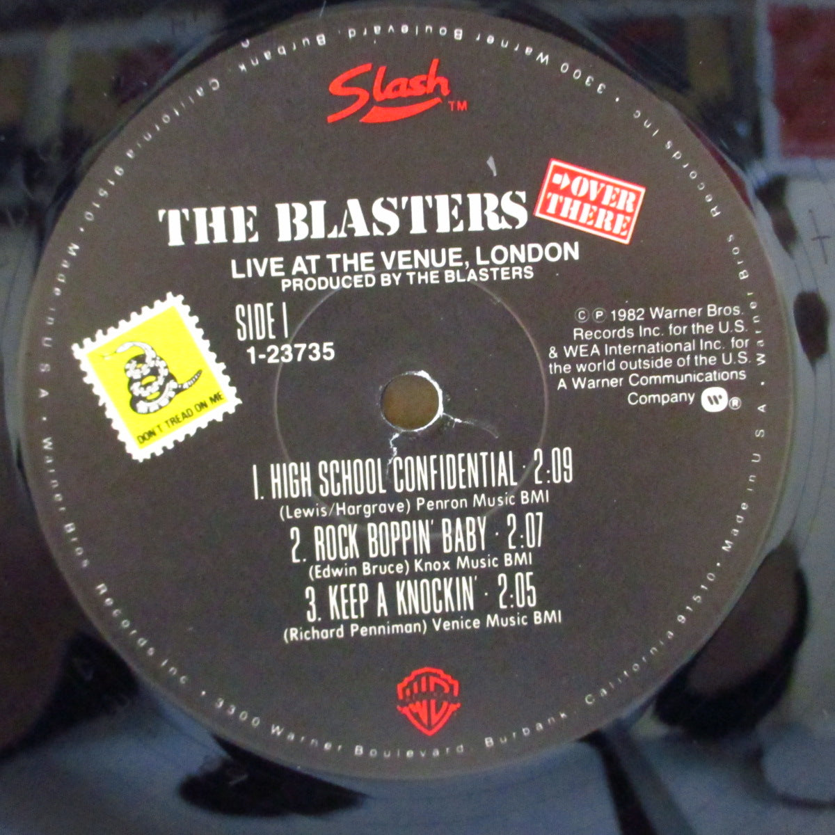 BLASTERS (ブラスターズ) - Over There : LIve At Venue London (US Orig.LP)