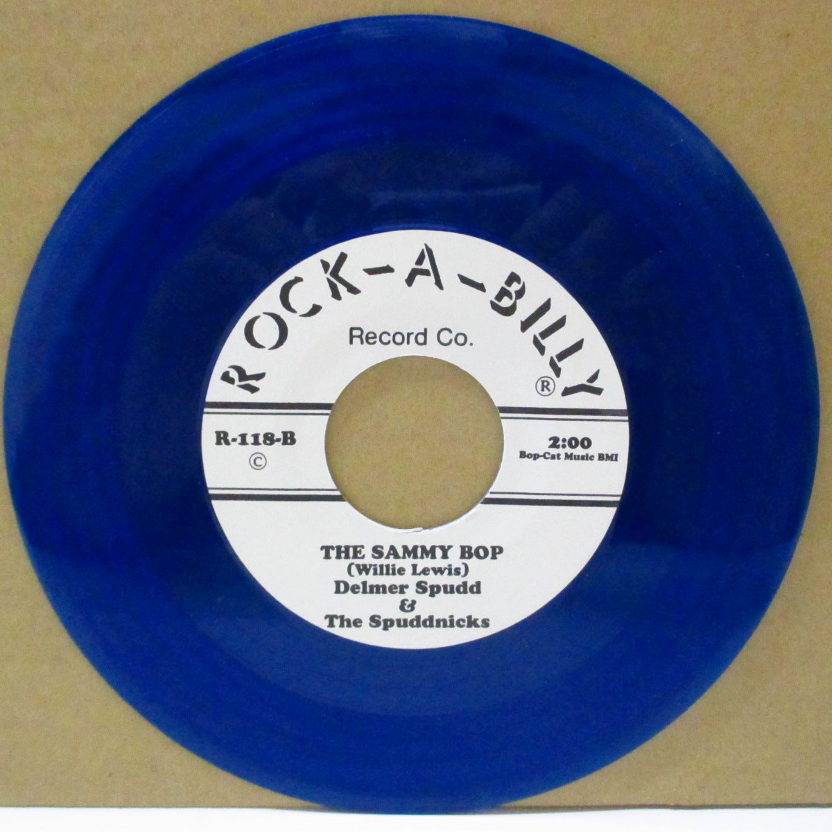 DELMER SPUDD & THE SPUDDNICKS (デルマー・スパッド・アンド・ザ・スパッドニックス) - Let's Drunk (US 限定ブルーヴァイナル 7")