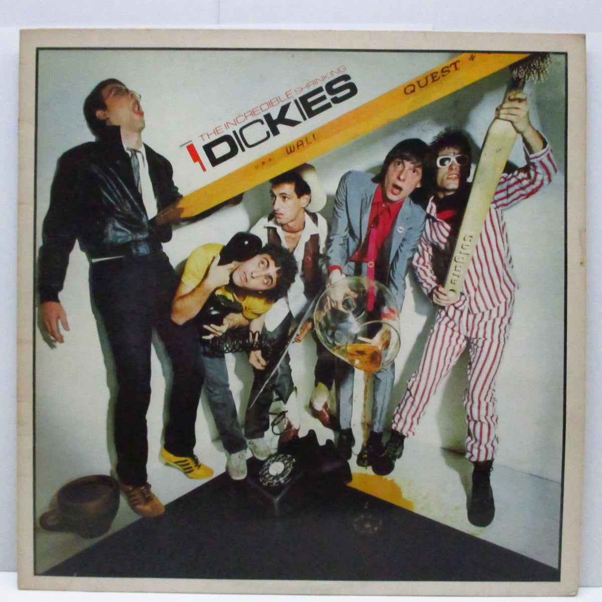 DICKIES, THE (ディッキーズ) - The Incredible Shrinking (UK オリジナル限定「イエローヴァイナル」LP)