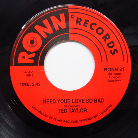 TED TAYLOR (テッド・テイラー) - Ollie Mae (80's Reissue)