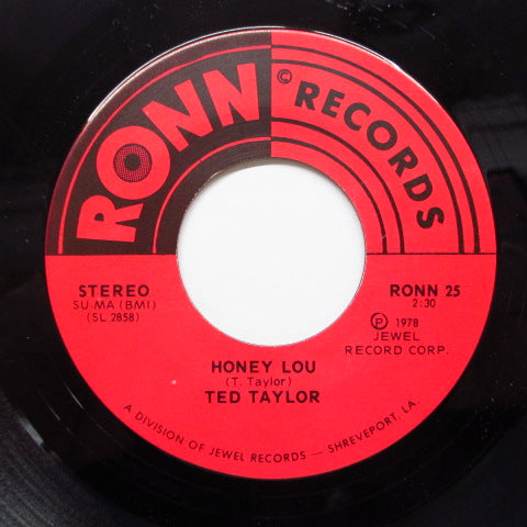 TED TAYLOR (テッド・テイラー) - Honey Lou (80's Reissue)