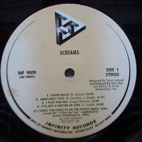 SCREAMS (スクリームス)  - S.T. [1st] (US オリジナル LP「廃盤 New」)