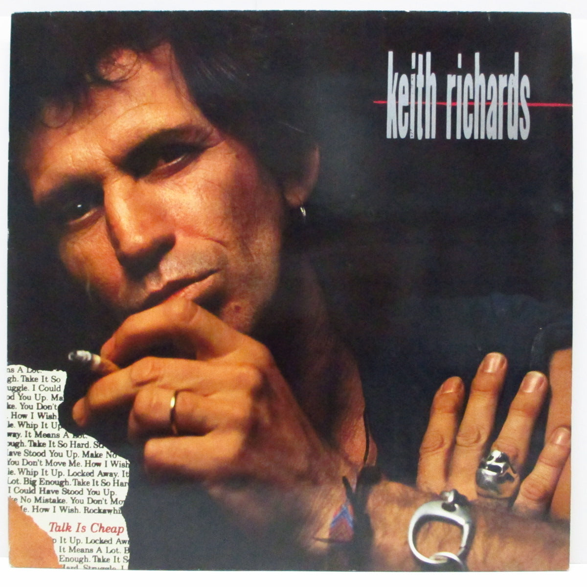 KEITH RICHARDS (キース・リチャーズ) - Talk Is Cheap (UK オリジナル LP+インナー)