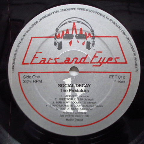 PREDATORS, THE (プレデターズ) - Social Decay (UK Orig.LP)