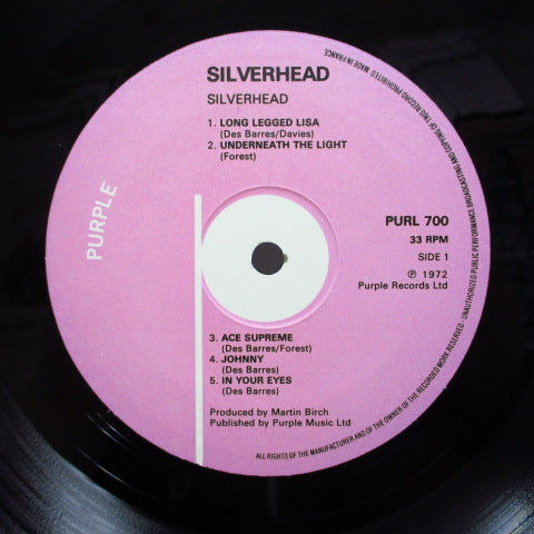 SILVERHEAD (シルヴァーヘッド) - Silverhead (FRANCE Reissue/No Barcode)