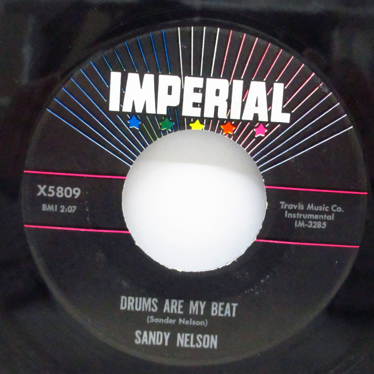 SANDY NELSON (サンディ・ネルソン) - Drums Are My Beat (US オリジナル 7")