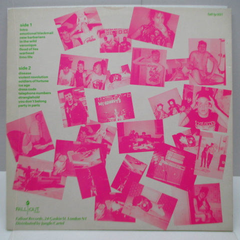 U.K. SUBS (U.K. サブス) - Gross Out USA (UK オリジナル LP/緑ジャケ)